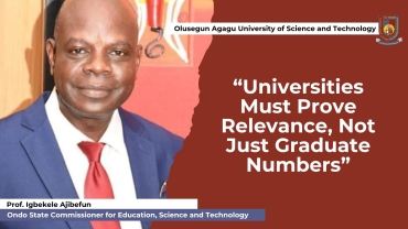 Ondo Commissioner: Universities Must Prove Relevance, Not Just Graduate Numbers