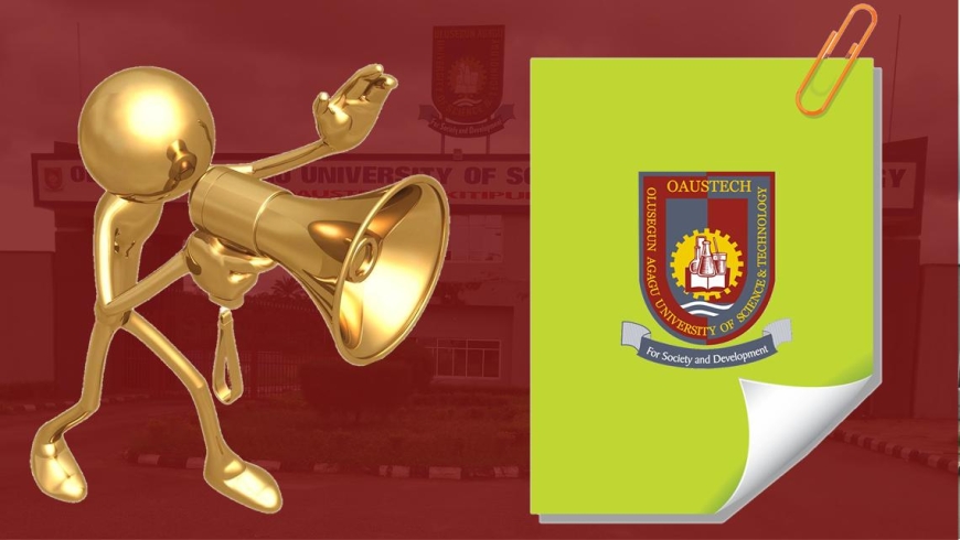 2024/2025 ADMISSIONS: RELEASE OF OAUSTECH POST-UTME RESULTS